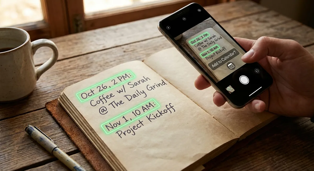 How to Scan Handwritten Notes to Your Calendar with AI