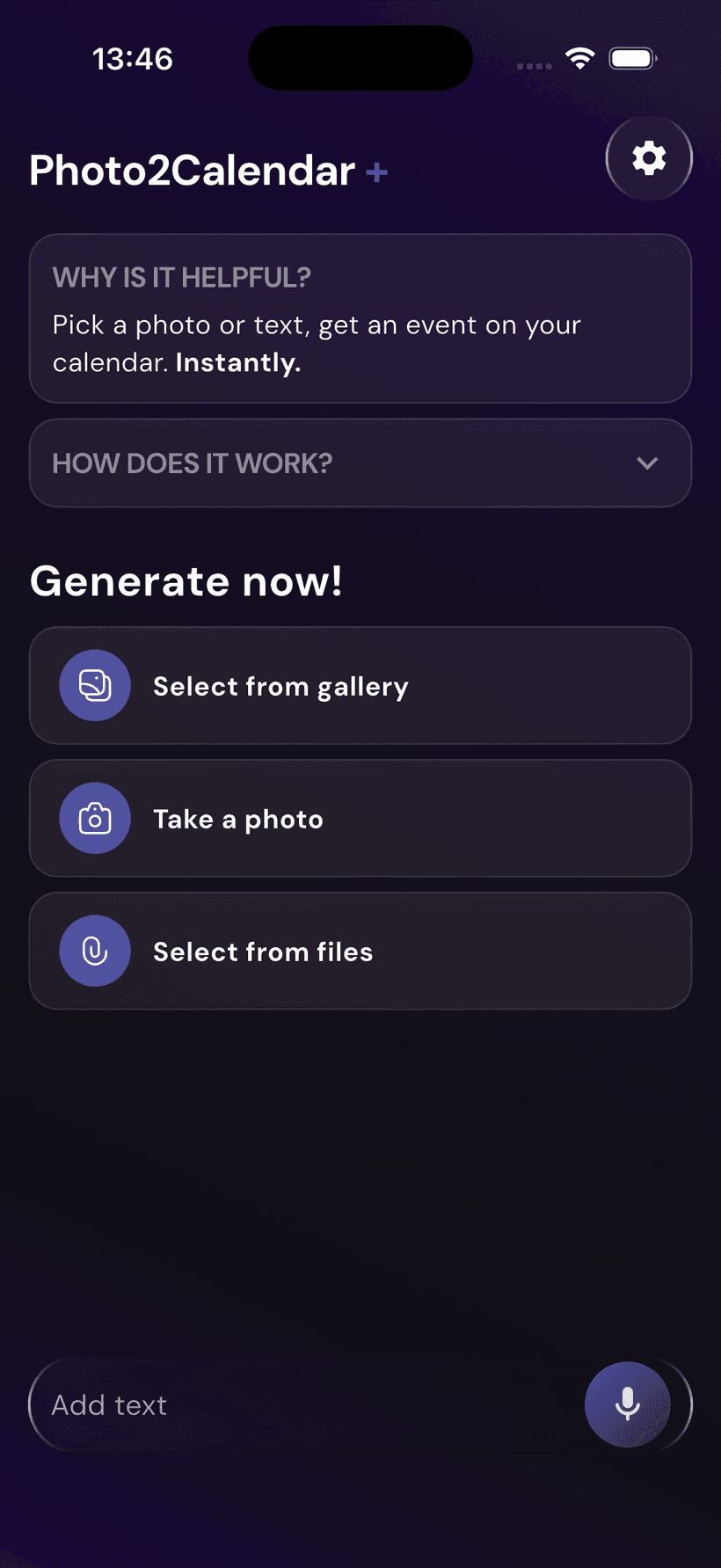 Calender Using Pic Photo2Calendar – Snap a photo, get calendar events instantly (AI)